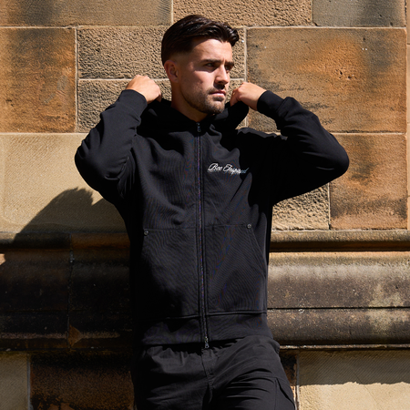 Endo Zip Hoodie - Black