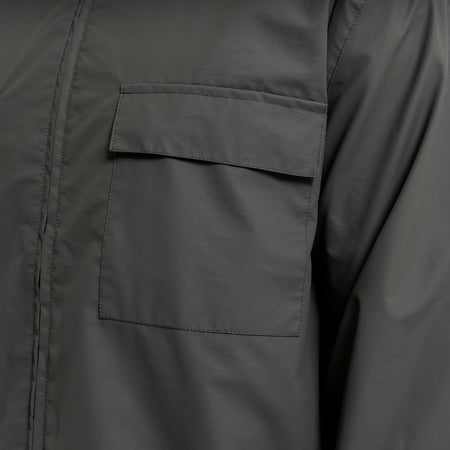 Marshall Jacket in olive with bold B33 branding on the upper back, further view