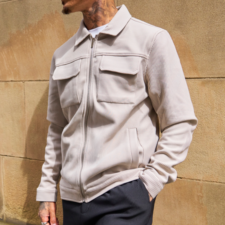 Mateta Full Zip Smart Jacket Light Stone