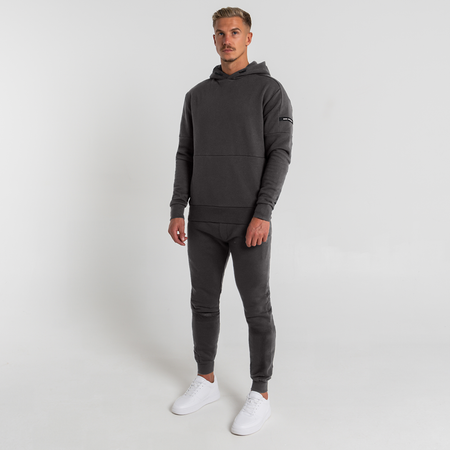 Bee Inspired Neto Jogpant in Charcoal, slim fit minimal jogpants, styled shot