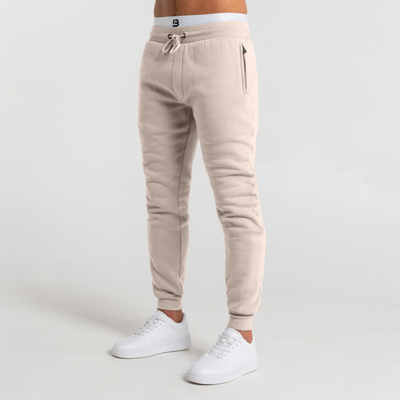Bee Inspired Neto Jogpant in Clay, slim fit minimal jogpants, front view