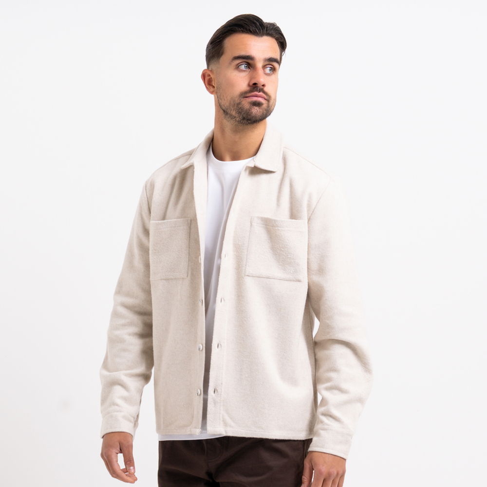 Courtois Overshirt - Ecru