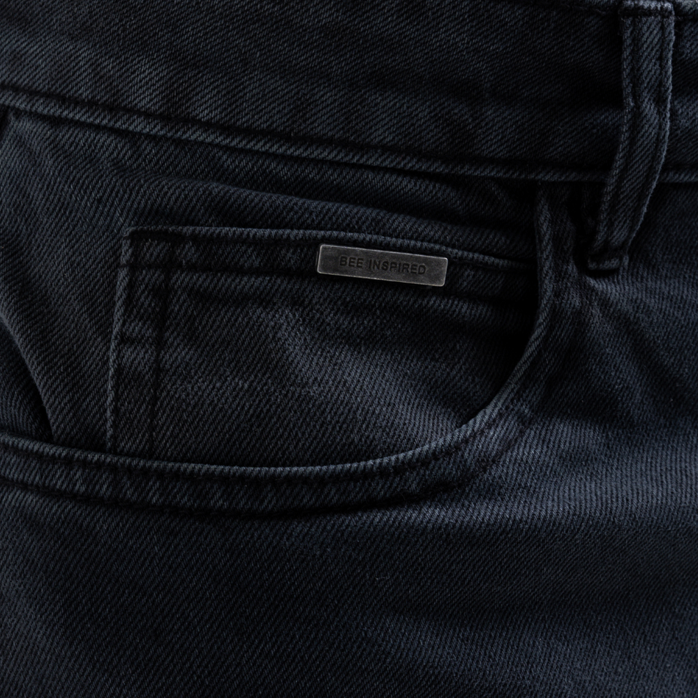 Parkes Relaxed Jean - Washed Black