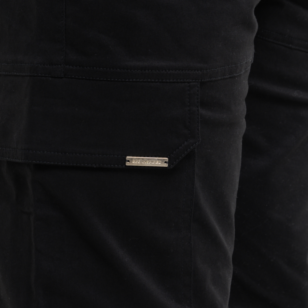 Rivero Relaxed Cargo Pants - Black
