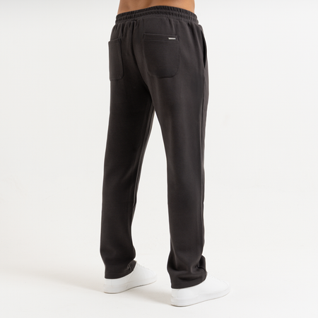 Bee Inspired Rochet Pant in Pewter, slim fit trousers with a drawstring waistband, close-up
