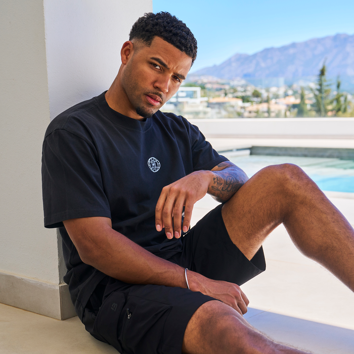 Sagna Oversized T-Shirt - Faded Black