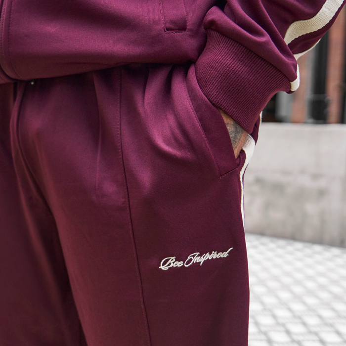 Sanchez Track Pant - Burgundy