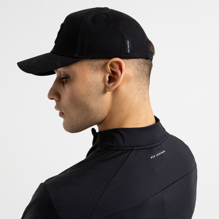 Bee Inspired Signature Sports 1/4 Zip in Black, quarter-zip sports top from the Life in Motion active range, alternate angle