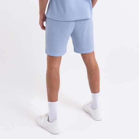 Bee Inspired Sommer Short in Ice Blue, relaxed fit shorts, part of the Sommer twin set, back view