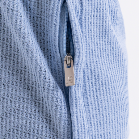 Bee Inspired Sommer Short in Ice Blue, relaxed fit shorts, part of the Sommer twin set, styled shot