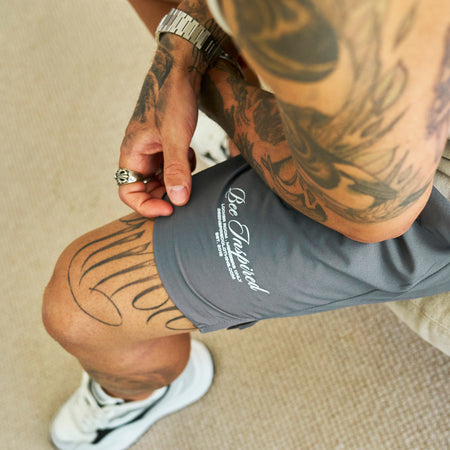 Bee Inspired Team Active Short in Shadow, athletic fit shorts in breathable stretch fabric, alternate angle