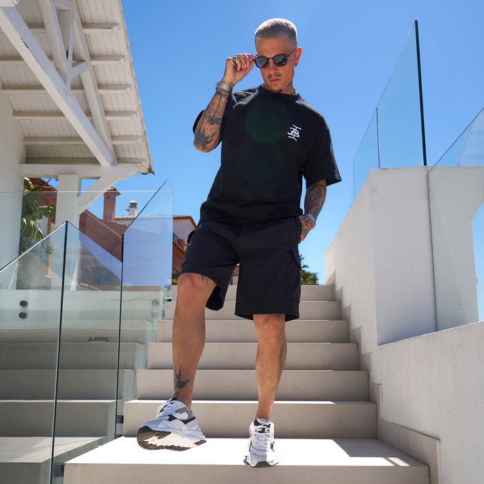 Tonali T-Shirt - Black/Pink