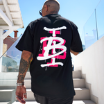 Tonali T-Shirt - Black/Pink