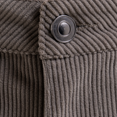 Bee Inspired Zamorano Cord Pant in Pebble, cord trousers with a soft hand-feel and embroidered script branding