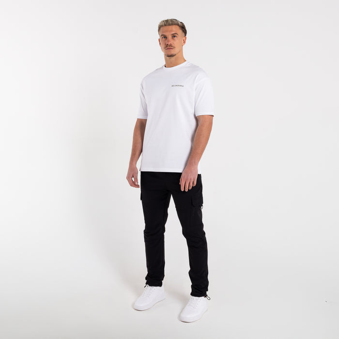 Stach T-Shirt - White/Khaki