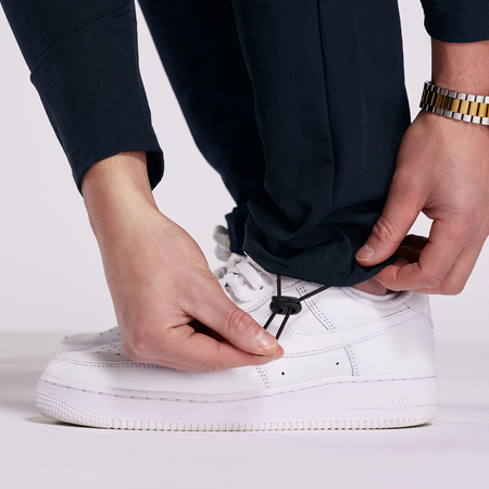 Bee Inspired Guardiola Cargo Pants in Dark Navy, regular fit cargo trousers with utility pockets and tonal branding