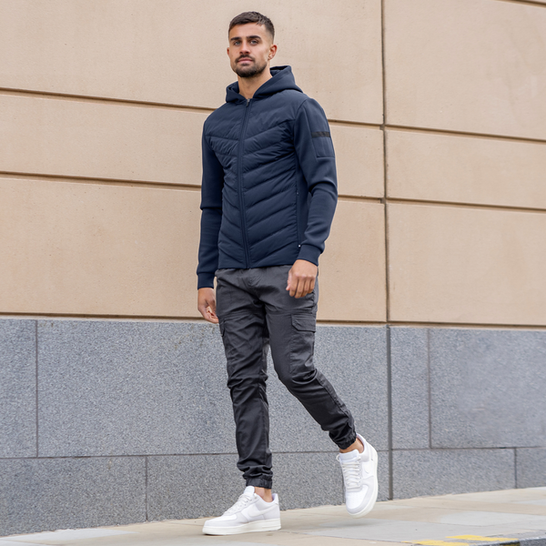 Sergio Hybrid Jacket - Light Grey