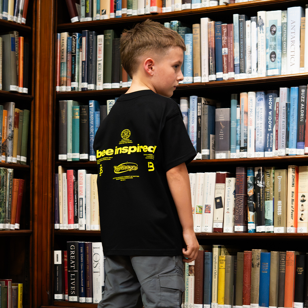 Junior Ajer T-Shirt- Black/Yellow