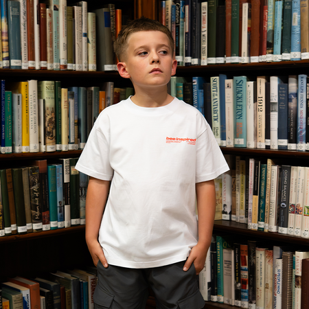 Junior Ajer T-Shirt- White/Red