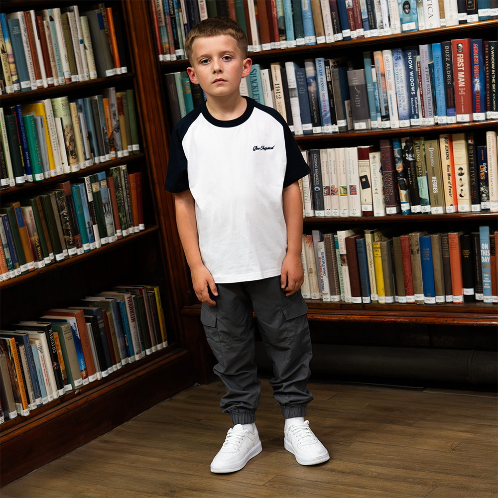 Junior Arias Baseball T-Shirt- White/Navy