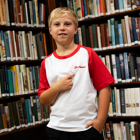 Junior Arias Baseball T-Shirt- White/Red