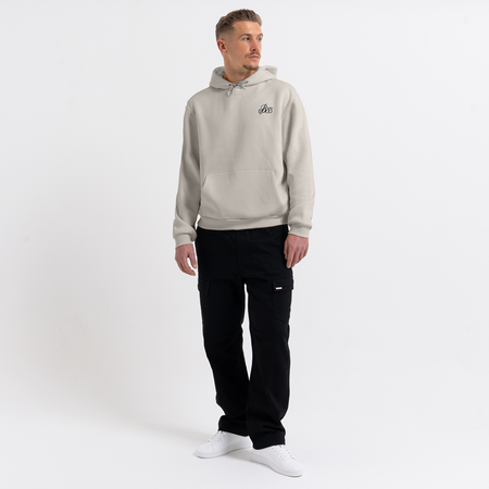 Bee Inspired Classic Hoodie in Sand, thick brush-backed fabric hoodie for warmth and comfort, styled shot