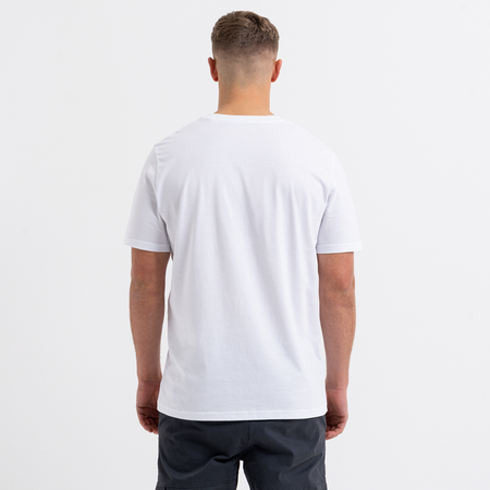 Bee Inspired Classic T-Shirt in White, regular fit tee with a clean, modern silhouette, back view