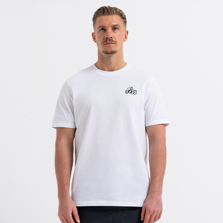 Bee Inspired Classic T-Shirt in White, regular fit tee with a clean, modern silhouette, front view