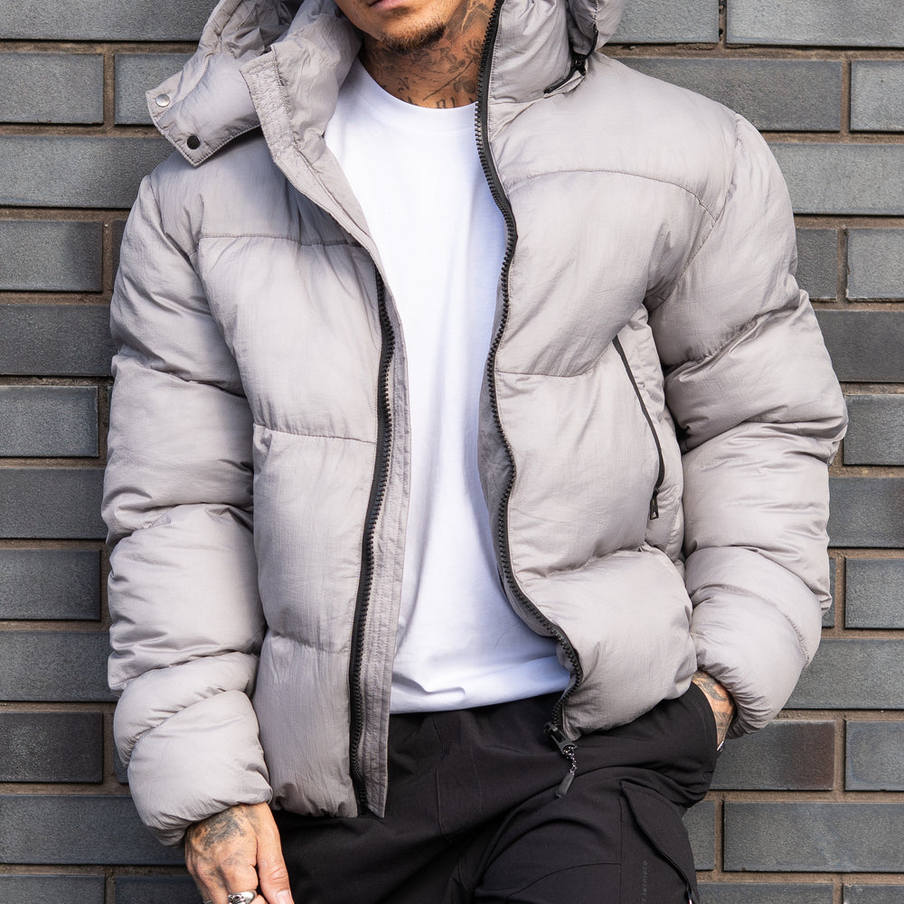 Cesar Puffer Jacket - Grey