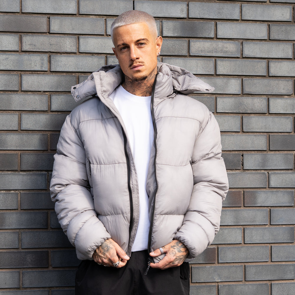 Cesar Puffer Jacket - Grey