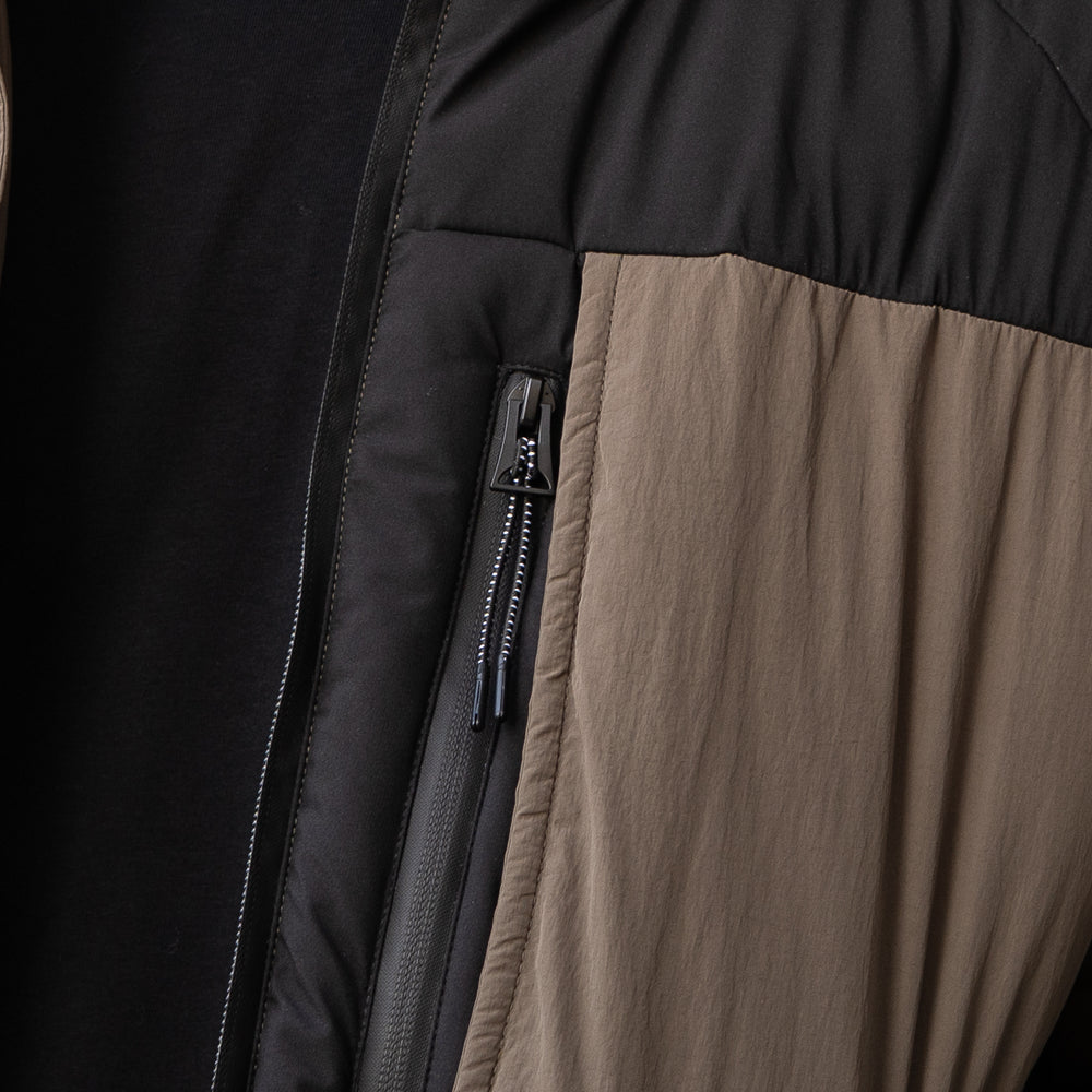 Salgado Puffer Jacket - Black/Green