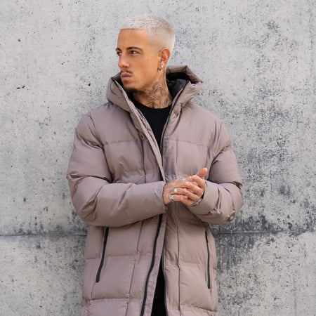 Quaresma Puffer Jacket - Taupe