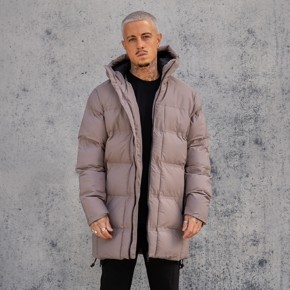 Quaresma Puffer Jacket - Taupe