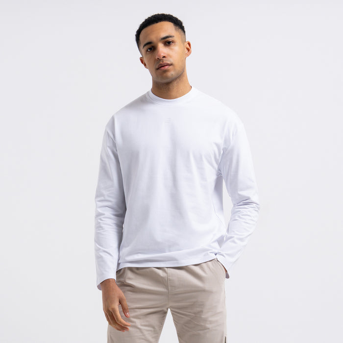 Barella Longe Sleeve T-Shirt - White