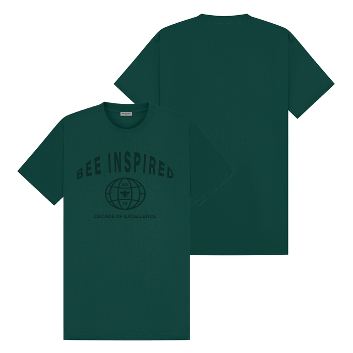 Kento T-Shirt - Forest Green Relaxed Fit