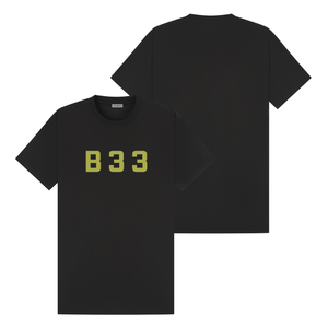 Recoba T-Shirt - Black/Lime Relaxed Fit