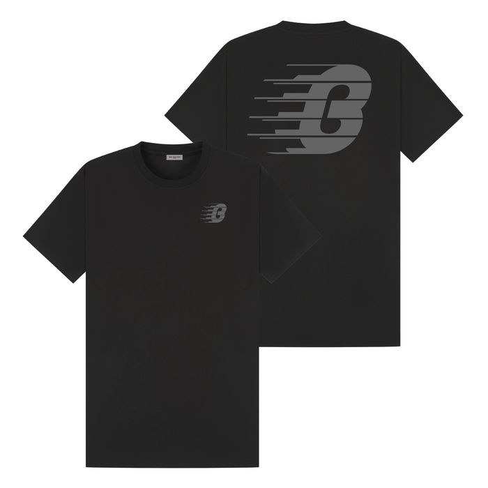 Pavia T-Shirt - Black/Grey Regular Fit
