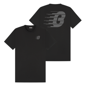 Pavia T-Shirt - Black/Grey Relaxed Fit