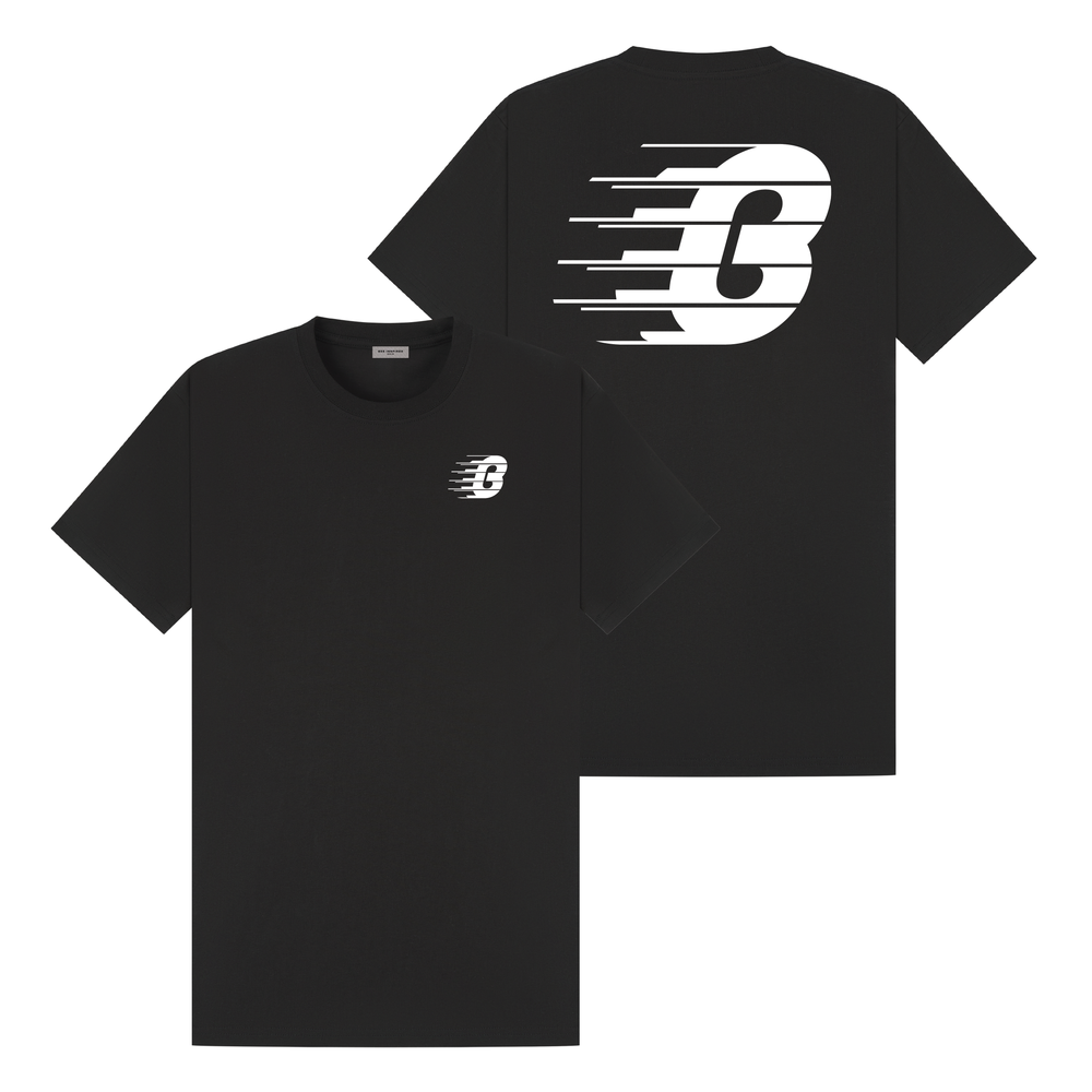 Pavia T-Shirt - Black/White Relaxed Fit