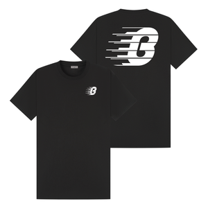 Pavia T-Shirt - Black/White Relaxed Fit