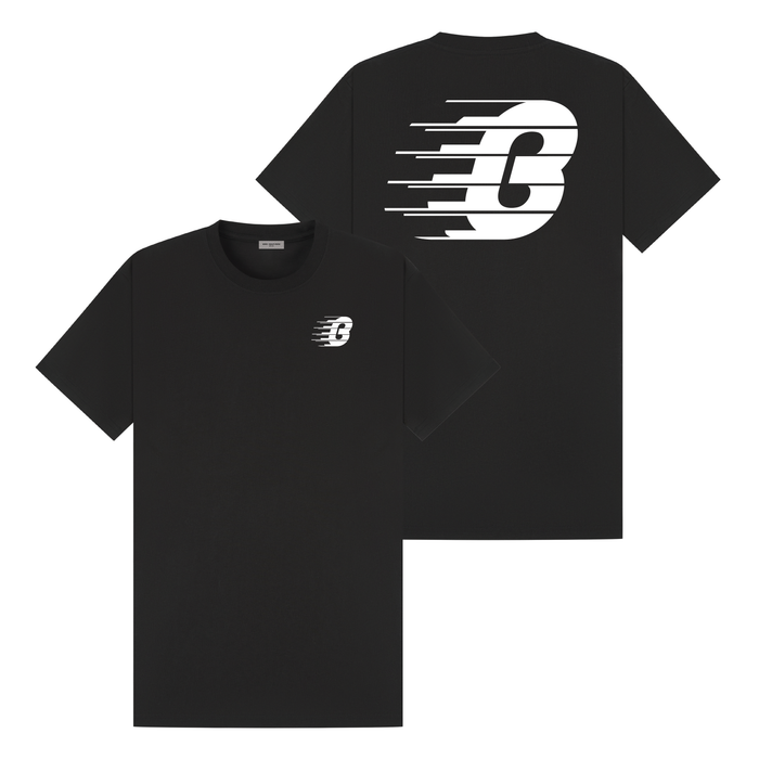 Pavia T-Shirt - Black/White Regular Fit