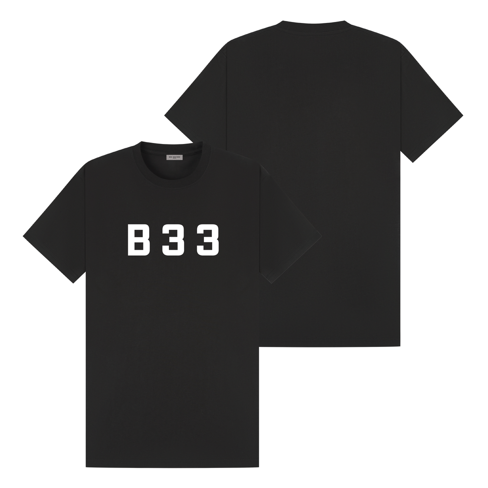 Recoba T-Shirt - Black/White Relaxed Fit