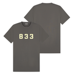 Recoba T-Shirt - Charcoal/Lemon Relaxed Fit