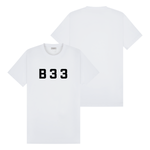 Recoba T-Shirt - White/Black Relaxed Fit
