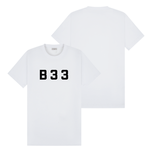 Recoba T-Shirt - White/Black Relaxed Fit