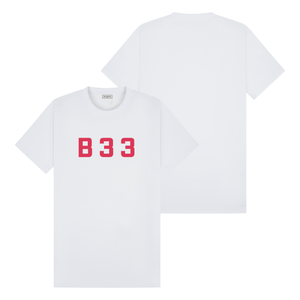 Recoba T-Shirt - White/Red Relaxed Fit