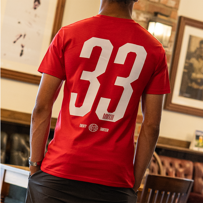 England World Cup Away T-Shirt - Red/White