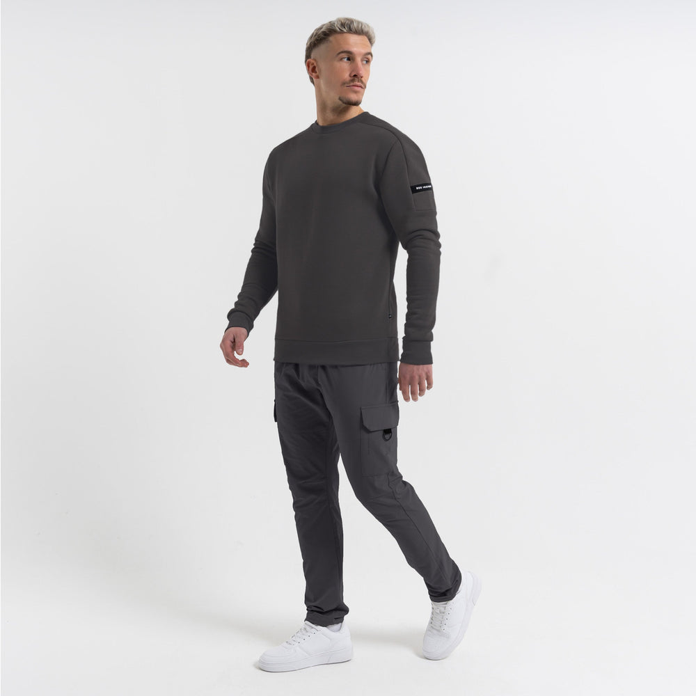 Hartley Crew Sweater - Charcoal