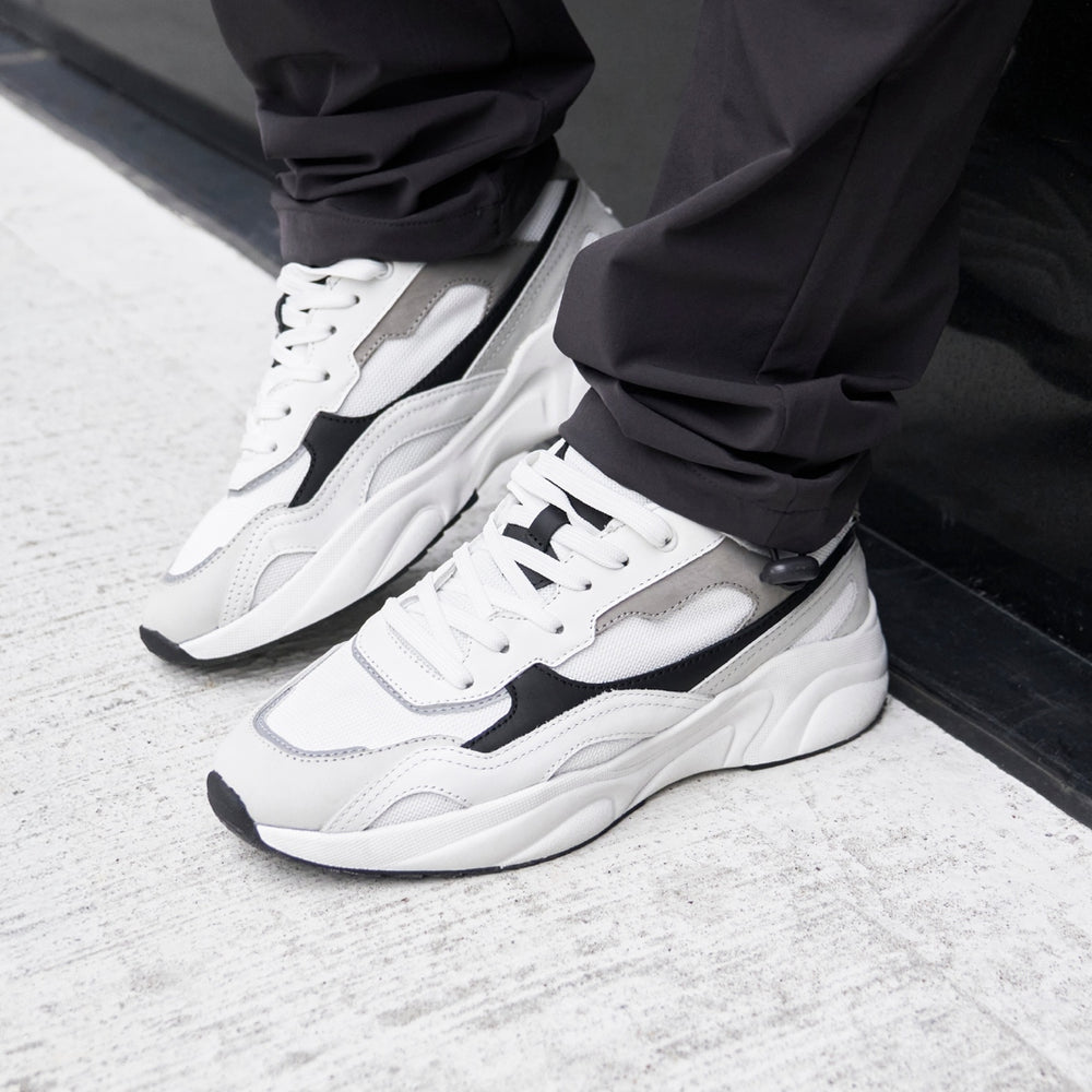 Ricardo Runner Trainer - White/Grey/Black