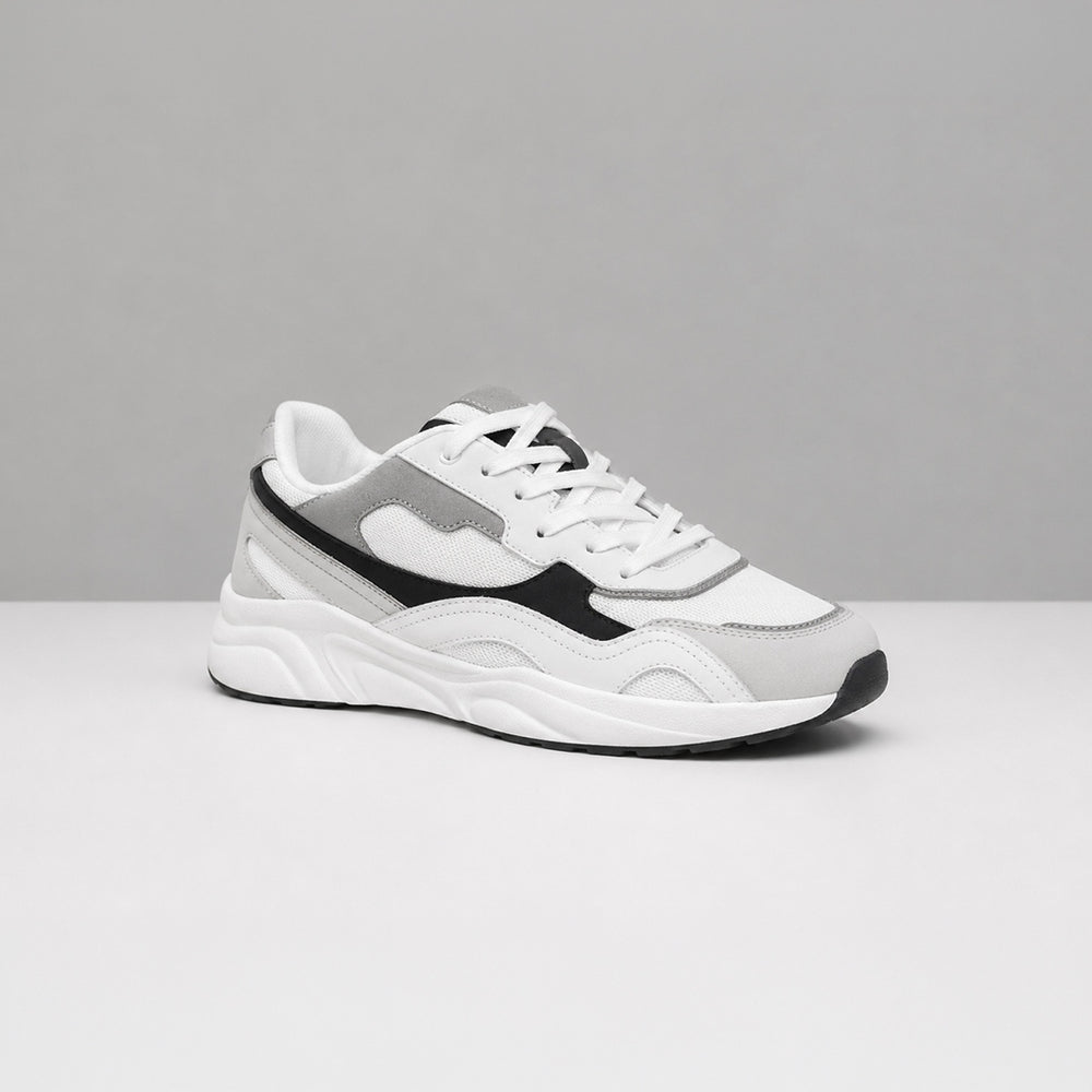 Ricardo Runner Trainer - White/Grey/Black